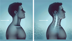 Illustration of weight gain and snoring