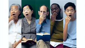 Photo of diverse group of people representing different demographics and risk factors for sleep apnea