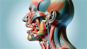 Illustration of mouth and throat muscles