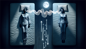 Illustration of different sleep positions and their impact on snoring severity