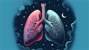 Illustration of lung cancer